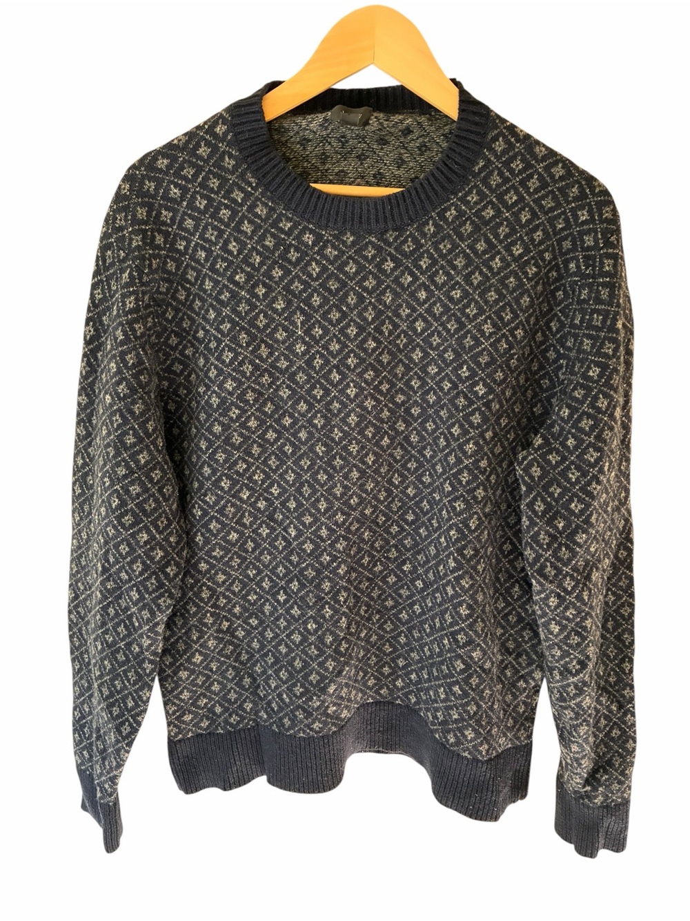 J Crew Lambswool Men’s Nordic Sweater
